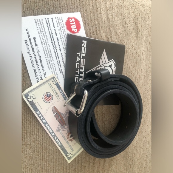 Relentless Tactical The Ultimate Gun Belt | Made in USA | Concealed Carry Belt - Picture 4 of 9